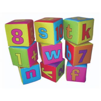 Soft Play ABC Blocks (9 pieces)